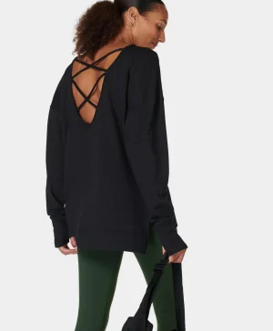 Sweaty Betty After Class Cross Back Sweatshirt