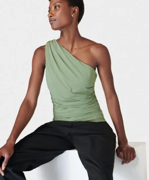 Sweaty Betty Asymmetric Gathered Bra Tank