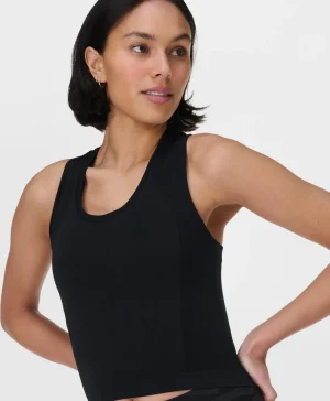 Sweaty Betty Athlete Crop Seamless Gym Tank