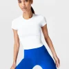 Sweaty Betty Athlete Crop Seamless Workout Tee