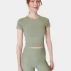 Sweaty Betty Athlete Crop Seamless Workout Tee