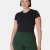 Sweaty Betty Athlete Crop Seamless Workout Tee