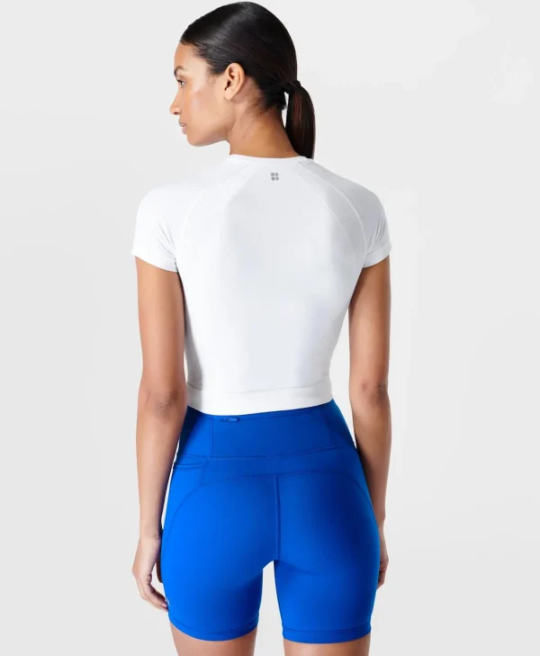 Sweaty Betty Athlete Crop Seamless Workout Tee