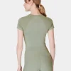Sweaty Betty Athlete Crop Seamless Workout Tee