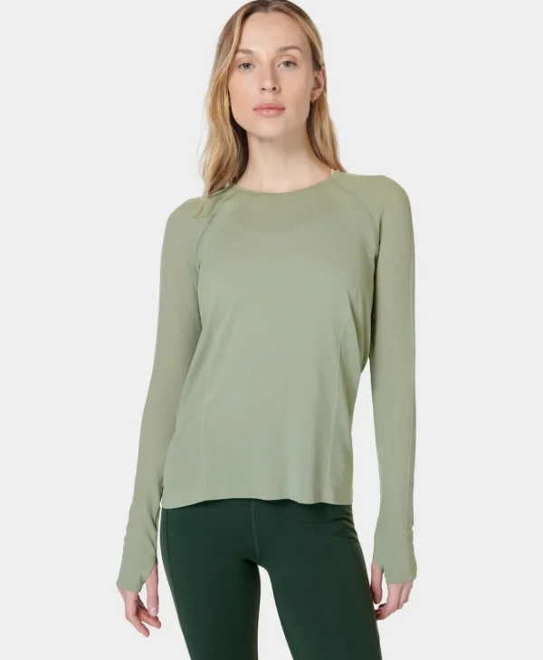 Sweaty Betty Athlete Seamless Featherweight Long Sleeve Tee