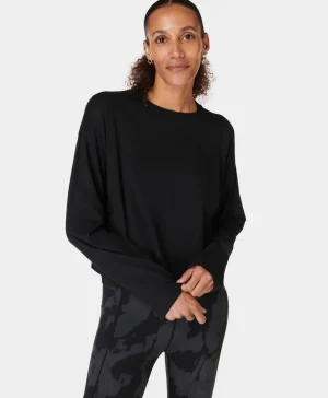 Sweaty Betty Essential Crop Long Sleeve Tee