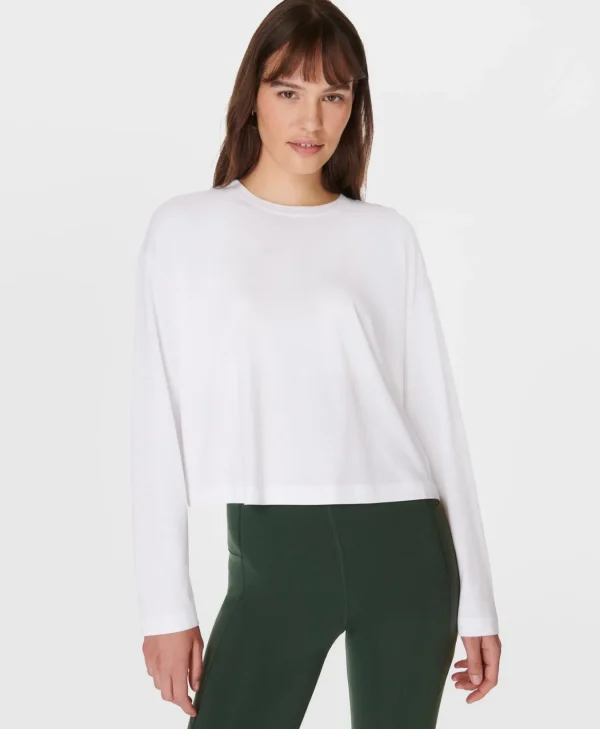 Sweaty Betty Essential Crop Long Sleeve Tee
