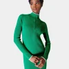 Sweaty Betty Frame Knitted Midi Dress