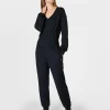 Sweaty Betty Gaia Yoga Long Sleeve Jumpsuit