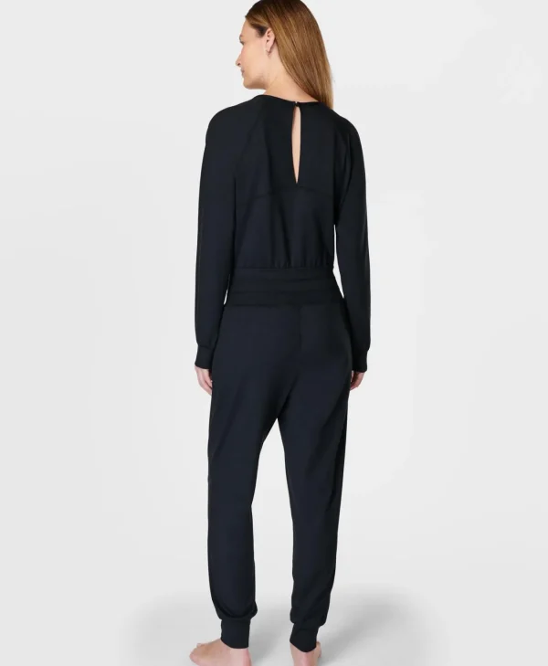 Sweaty Betty Gaia Yoga Long Sleeve Jumpsuit
