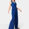 Sweaty Betty Perforated Plisse Jumpsuit