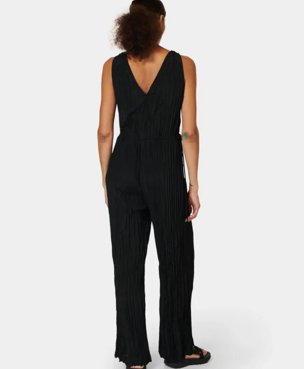 Sweaty Betty Perforated Plisse Jumpsuit