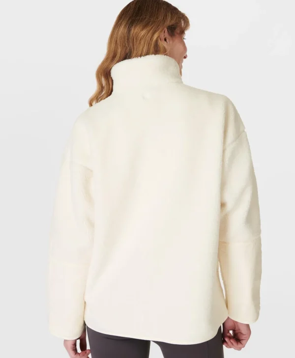 Sweaty Betty Plush Fleece Textured Half Zip