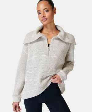 restful_boucle_half_zip_s_0-1.webp Sweaty Betty Restful Boucle Half Zip Sweatshirt