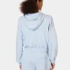 Sweaty Betty Sand Wash CloudWeight Crop Hoodie
