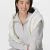 Sweaty Betty Sand Wash Funnel Neck Half Zip