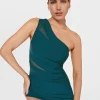 Sweaty Betty Santorini Xtra Life Asymmetric Sculpting Swimsuit
