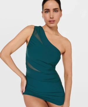 Sweaty Betty Santorini Xtra Life Asymmetric Sculpting Swimsuit