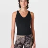 Sweaty Betty Super Soft Picot Lace Strappy Bra Tank