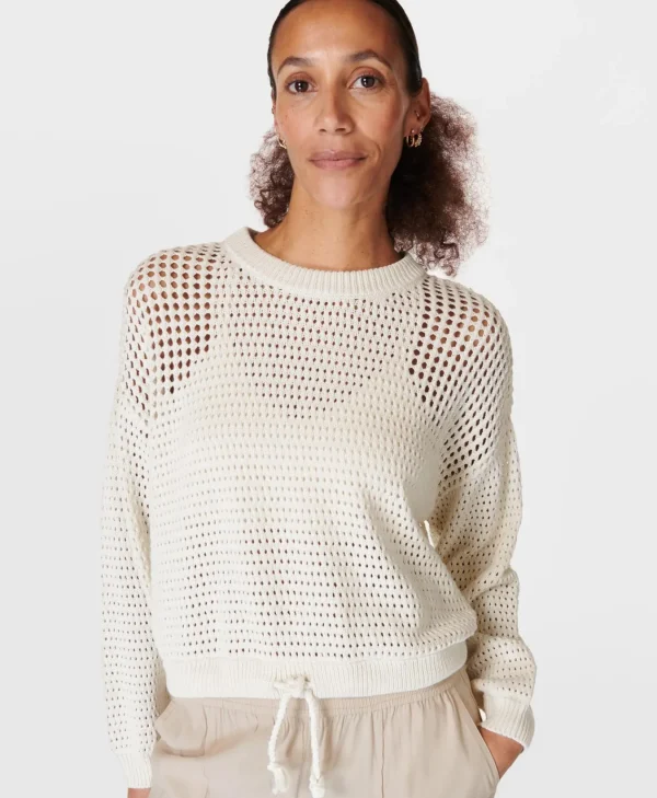 Sweaty Betty Tides High Open Weave Sweater