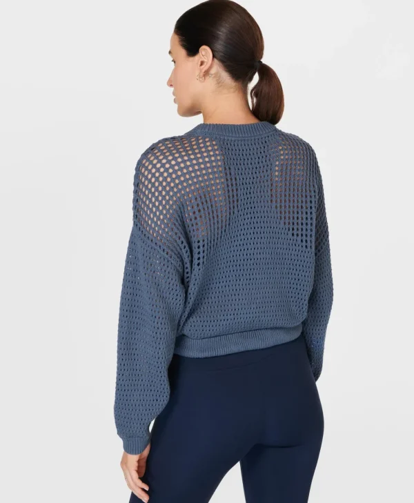 Sweaty Betty Tides High Open Weave Sweater
