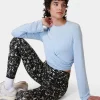 Sweaty Betty Wrap Front Long Sleeve Top