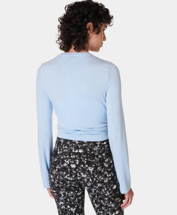 Sweaty Betty Wrap Front Long Sleeve Top