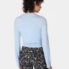 Sweaty Betty Wrap Front Long Sleeve Top